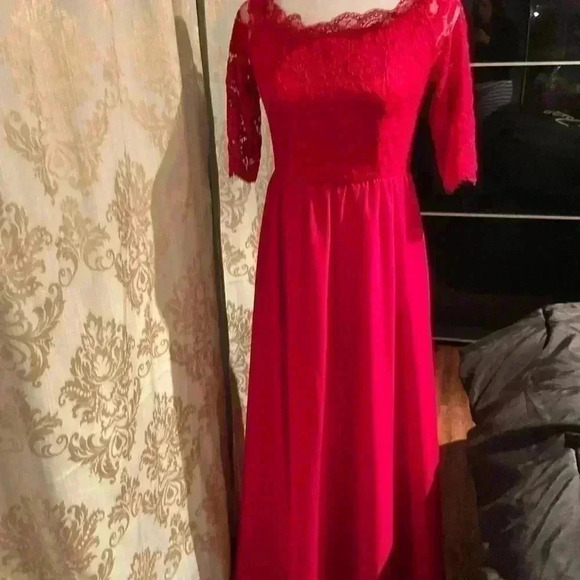 NEW lace prom, evening dress. Valentine day, cocktail , wedding, any occasion. - Picture 2 of 14